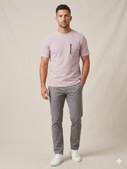 Old Navy Men Lavender Thermal Shirt