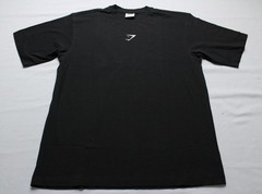 Gymshark Men’s Oversized Fit Power Logo T-Shirt NN7 Black/Oat White XS NWT