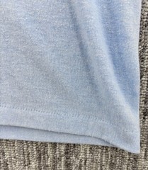 VTG 70s 80s Anti War T-shirt Mens M Fits Small Blue Single Stitch Protest 19×24
