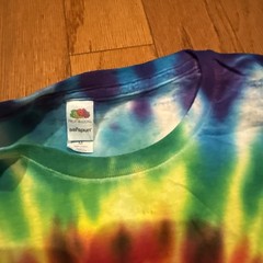 The Who “Hit’s Back” North American Tour 2022 Tie Dye Concert T-Shirt Medium M