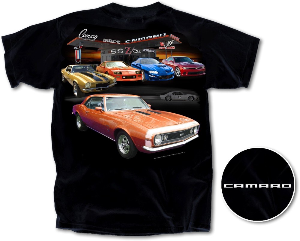 Joe Blow T’s Chevy Camaro Station T-Shirt 1st thru 5th Gen Z/28 SS 427 ZL1 IROC