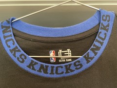 NWT New York NY Knicks Black Dead Ringer T-shirt Large NBA Basketball Ultra Game