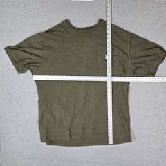 Carhartt Men Shirt XL Green K87 Iconic Pocket Original Fit Heavyweight Crew Neck