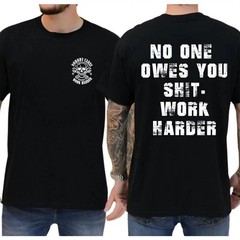 Work Harder Skull Shirt – Gritty Message for the Relentless Grinder