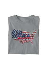 USA Map Flag graphic T-Shirt | Patriotic America Tee Comfort Colors