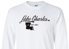Lake Charles Louisiana T-Shirt Long Sleeve Graphic tee
