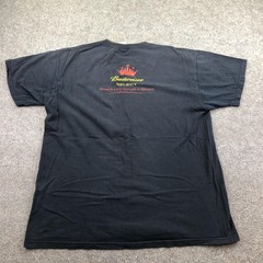 Budweiser Select Shirt Mens XL Black Logo Beer Graphic Fruit Of The Loom VTG Y2K