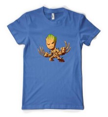 Groot Vs Wolverine Mashup Superhero Movie Personalised Unisex Adult T Shirt