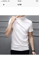 Giovanni S-XL Cotton Undershirt for Men White – Pack of 1