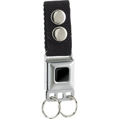 Keychain, Seatbelt Buckle Keychain, Black