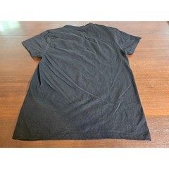 Johnny Cash Graphic T-Shirt Mens Small Black The Man In Black Rebel Guitar Tee