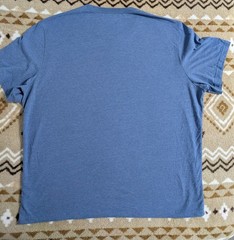 UNTUCKit Saxum Men’s Blue Solid Crew Neck Short Sleeve T-Shirt XXXL 30088