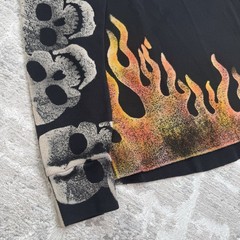 Satoshi Nakamoto Lost Boys Skull Thermal Long Sleeve Shirt