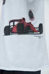 Fashion Nova Men Mens Grand Prix Racing Miami White Shirt New S, M, L, XL