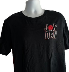 Air Jordan Jumpman Logo Men’s T-Shirt XXL Men’s Black Red Nike All Over Print