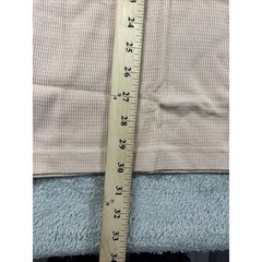 Full Send Tan Striped Collar Waffle Knit Shirt Size Large New