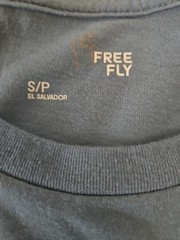 Free Fly Beach Access This Way T-Shirt Men’s Small Blue Graphic Tee