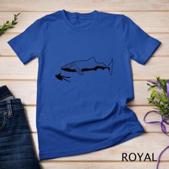 Scuba Diver Swimming With Whale Shark Unisex T-shirt