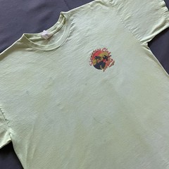 Vtg 2000s Sandals Resort Signature Club T Shirt Mens XL Key Lime Yellow Dye Y2k