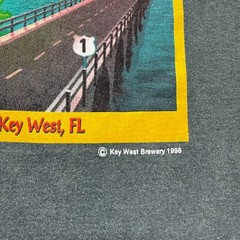 Vintage 1998 Key West Florida Sunset Ale Craft Beer Tourist Souvenir Shirt Large