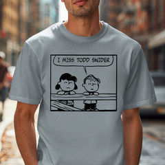 I Miss Todd Snider Peanuts Inspired T-shirt