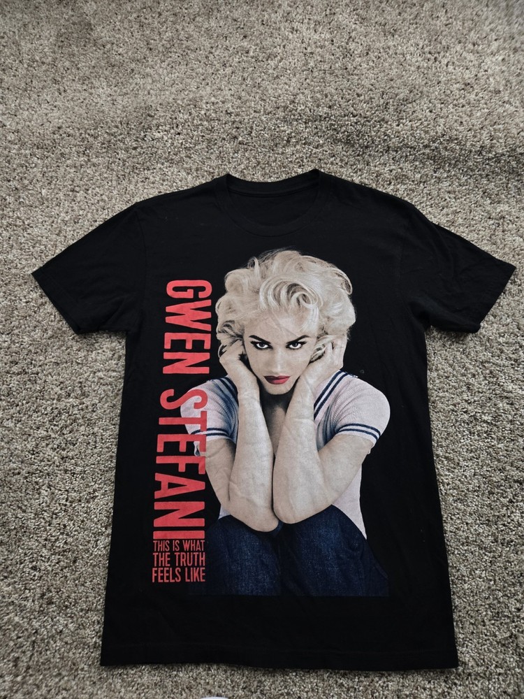 Gwen Stefani Shirt Medium Black This Is What The Truth Feels Like 2016 Tour