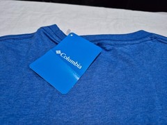 Columbia Men’s Outdoor/Sports Blue Graphic Training Athletic Gym SZ Large