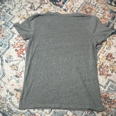 Hollister Men’s Gray Logo Cotton Knit Crew Neck Short Sleeve Must-Have Tee M
