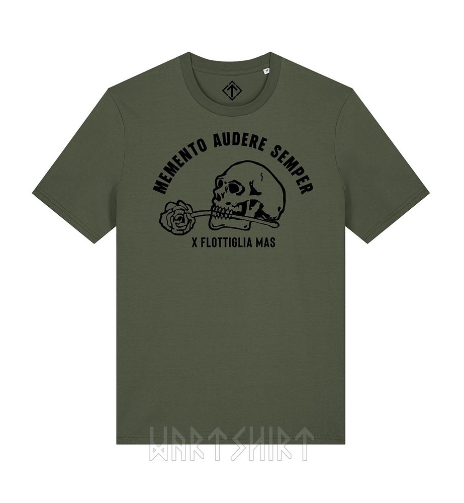 Memento Audere Semper Tenth Flotilla T-Shirt Xª MAS Skull – ᛏ