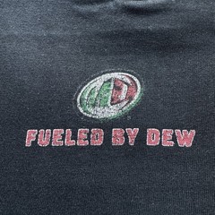 Vintage 2004 Halo 2 Fuel By Mountain Dew Xbox Bungie Promo Video Game Tee 2000s