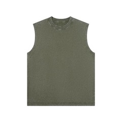 Mens Sleeveless Muscle Cotton Blank Tank Top T Shirt Gym Summer Tank