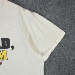 Vintage Military Shirt Adult Medium White 90s Gun Saddam Uncle Sam Parody USA
