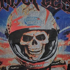Godspeed New York Racing Skull Graphic Tee Faded Black Mens Large NWT Shirt