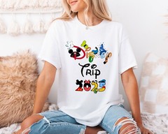 Disney Trip 2025 Shirt, Mickey and Friends, Disneyland Family Vacation Shirt