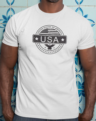 100% cotton American patriotic T-shirt, choose your model and size