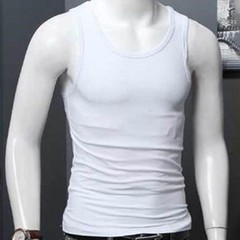 Men’s U-Neck Tank Top Sleeveless Fitness Vest for Gym Training and Sports Use