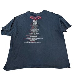 Vtg 2008 Dethklok Metalocalypse Tour Shirt XXL Adult Swim Cartoon Network Tee