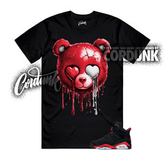 6 Infrared Salesman Black Light Crimson Solar Red T Shirt Match SLB