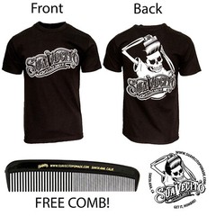 Men’s Suavecito Pomade OG Tee Shirt Black (S, M, L, XL, 2XL, 3XL, 4XL, 5XL)