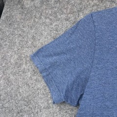 Travis Mathew Shirt Mens XL Blue Short Sleeve V-Neck Golfing Cotton Lightweight