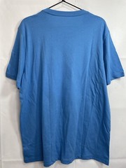 Old Navy Men’s Large Graphic Working On My Six Pack Blue Short Sleeve T- Shirt