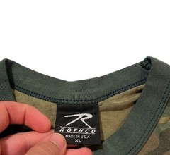 Vintage Rothco USA Woodland Camo Shirt