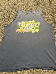 Vintage 90’s Caribbean Beach Resort Faded Tank Top Single Stitch Sz 2XL Rare