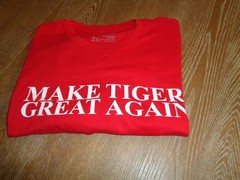 Make Tiger Great Again Red T Shirt XXL