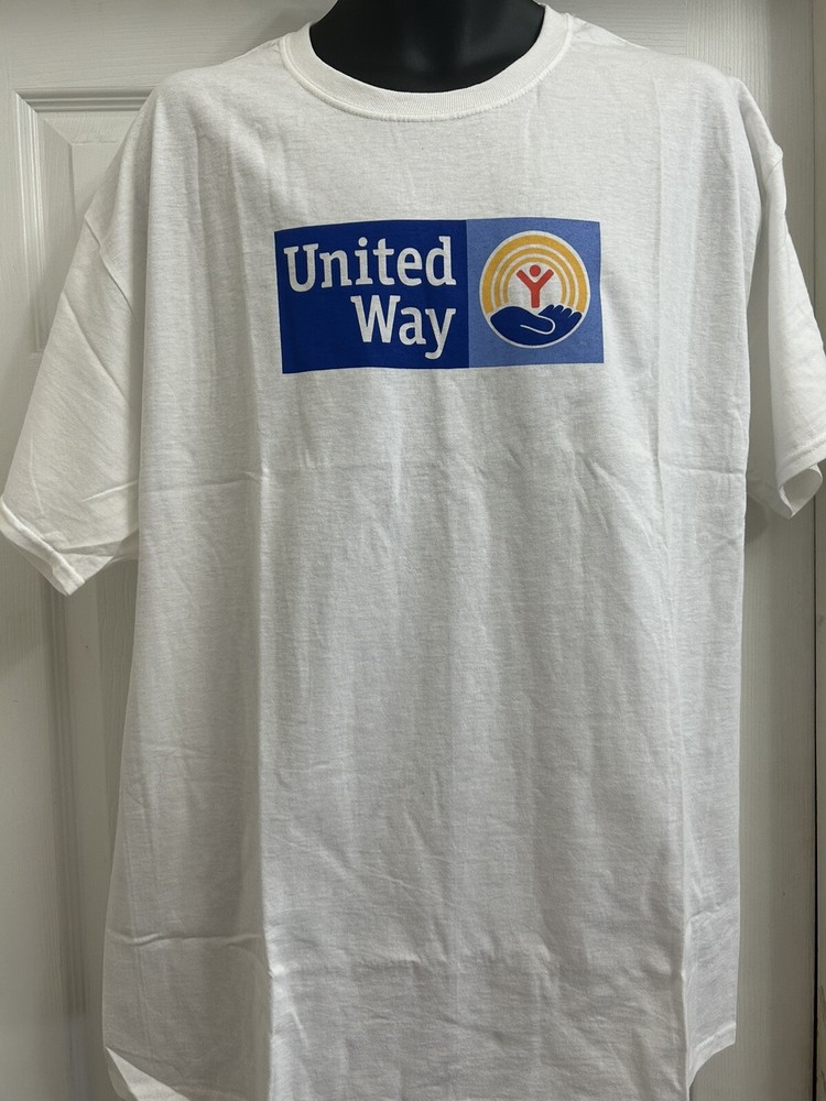 United Way Volunteer White T-Shirt XL
