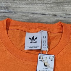 Adidas T-Shirt Men’s Medium Orange Trefoil Essential New