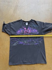 VTG 90s Habitat Split Collar Nature Lightning Panther Wrap Around T-Shirt (XL)