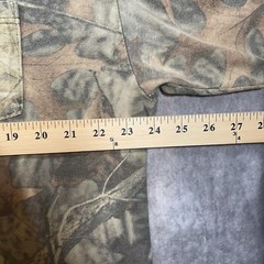 Vintage Wrangler Rugged Wear Mens XXL Advantage Camo Pocket T-Shirt Long Sleeve