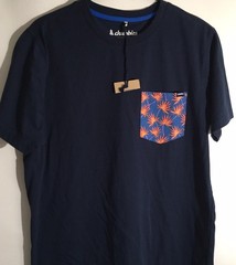 Chubbies The Plant Men’s Size Small Navy Weekend Casual Pocket Tee Shirt