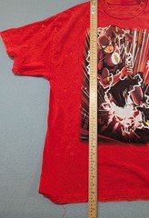 Vintage Red The Flash Graphic T-Shirt, Size XL, Classic Comic Book Design